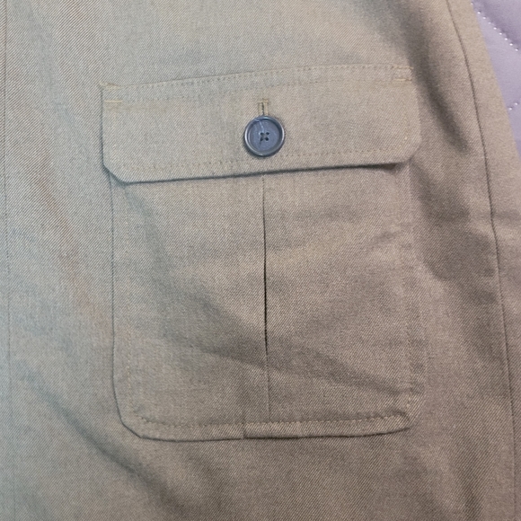 Ann Taylor Loft Size 2 Mini Skirt Olive Green - Picture 7 of 8